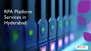 rpa platform services in hyderabad