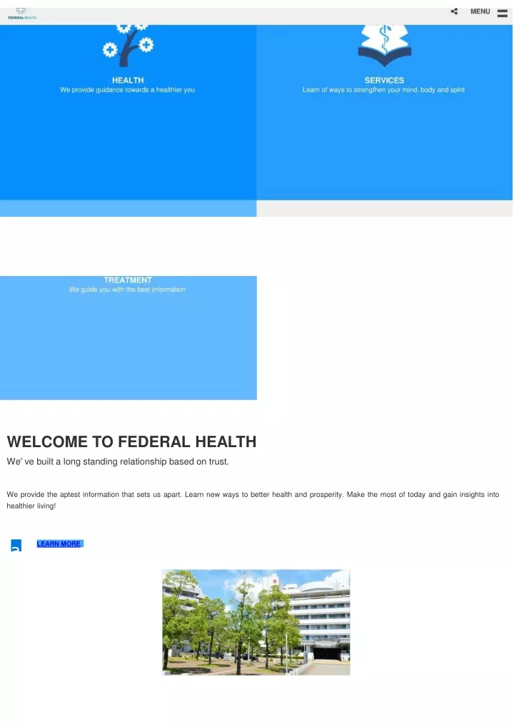 welcome to federal health we ve built a long