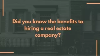 The Top Benefits You'll Get From A Real Estate Agent: George Real Estate Group