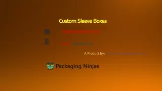 Get 50% Off  Custom Printed Sleeve Packaging Boxes