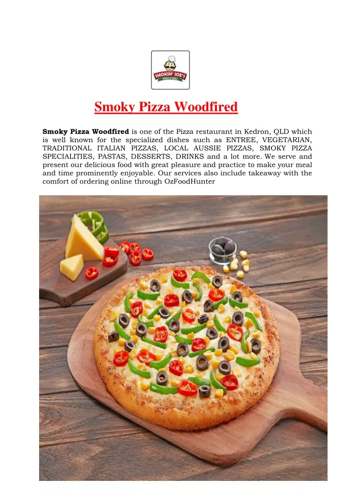 smoky pizza woodfired smoky pizza woodfired