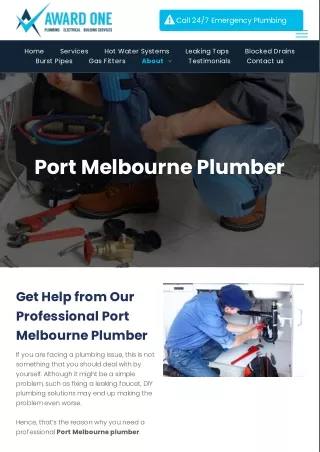 Port Melbourne Plumber
