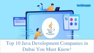 10 World’s Leading Java Development Companies in Dubai