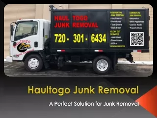 Haultogo Junk Removal - Ultimate Solution for Junk Removal