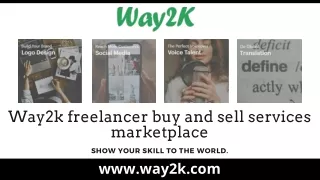way2k freelancer buy and sell services marketplace
