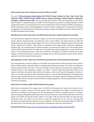 rfid and barcode printer market worth 5 3 billion
