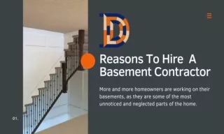 Reasons To Hire A Basement Contractor