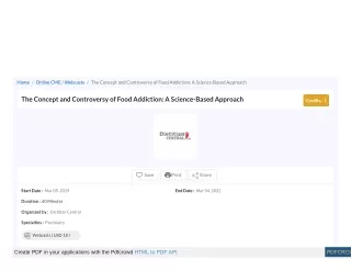 home online cme webcasts the concept