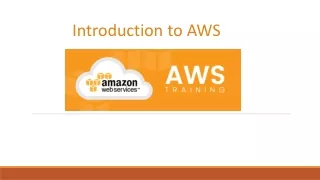 introduction to aws