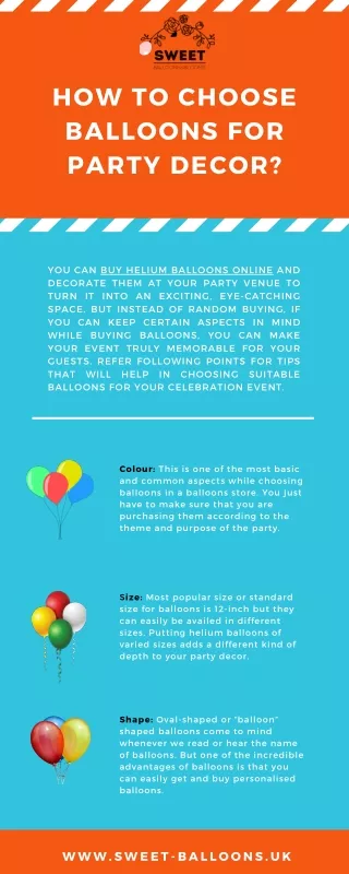 How To Choose Balloons For Party Decor