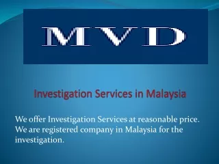 investigation services in malaysia
