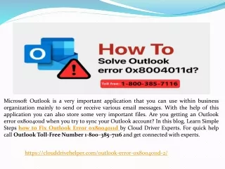 microsoft outlook is a very important application