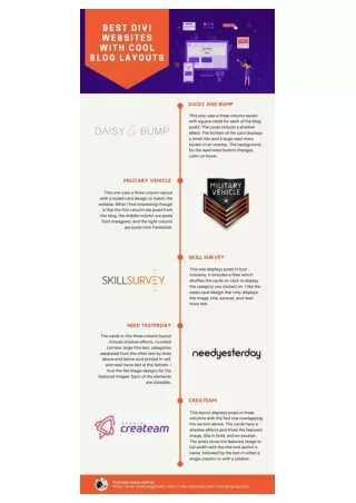 Best Divi Websites with Cool Blog Layouts