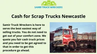 Cash for Damaged Trucks Newcastle