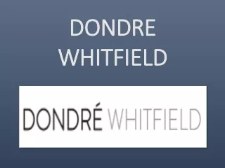 do don nd dr re e w whi hit tf fi ie el ld d