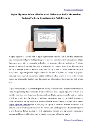coherent market insights