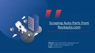 scraping auto parts from rockauto com
