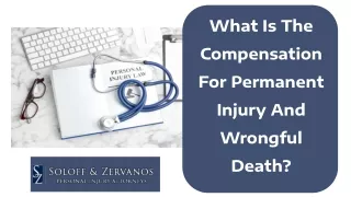 What is The Compensation For Permanent Injury And Wrongful Death?