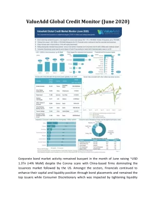 valueadd global credit monitor june 2020