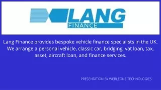 Asset Finance Services