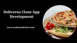 deliveroo clone app development