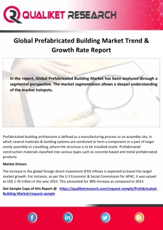 global prefabricated building market trend growth