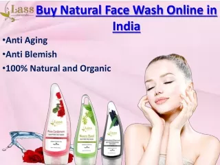 buy natural face wash online in india