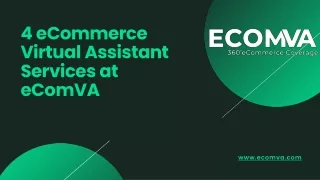 4 ecommerce virtual assistant services at ecomva