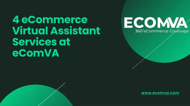 4 ecommerce virtual assistant services at ecomva