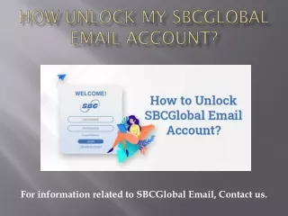 Unlock SBCGlobal Email Account