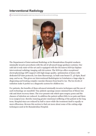 interventional radiology