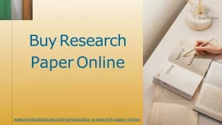 Buy Research Paper Online