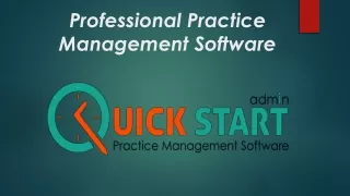 professional practice management software