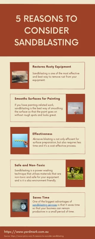 5 Reasons To Consider Sandblasting - Infographics