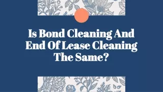How to do a Proper Bond Cleaning and End of Lease Cleaning
