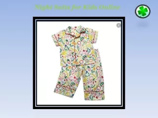 Night Suits for Kids
