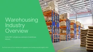 Warehousing Industry Overview