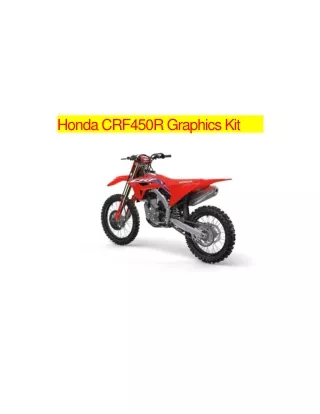 Honda CRF450R Graphics Kit