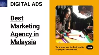 Best Marketing Agency in Malaysia - Digital Ads