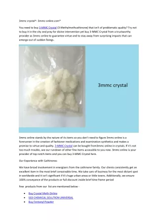 3mmc crystal 3mmc online com