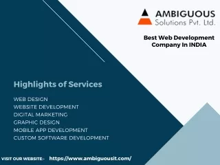 Best Web Development Company in India