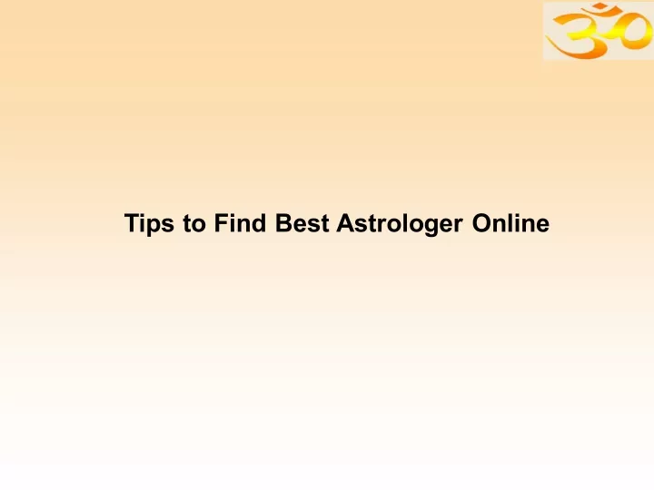 tips to find best astrologer online
