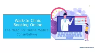 Walk In Clinic Online