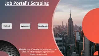job portal s scraping