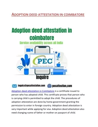 Adoption deed attestation in coimbatore-converted