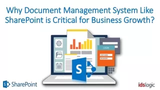 why document management system like sharepoint is critical for business growth