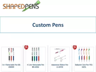 custom pens