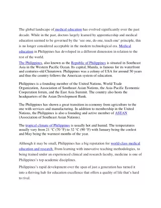 study abroad|mbbsinphilippines|best medical college