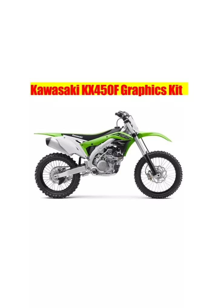 kawasaki kx450f graphics kit