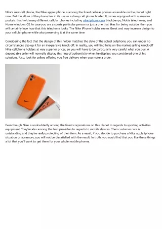 12 Steps to Finding the Perfect nike iphone case
